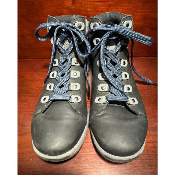 Eastland Women's Size 10 M Black Bethanie Ankle Boot W/ Tweed Knit Padded Collar - Picture 7 of 10